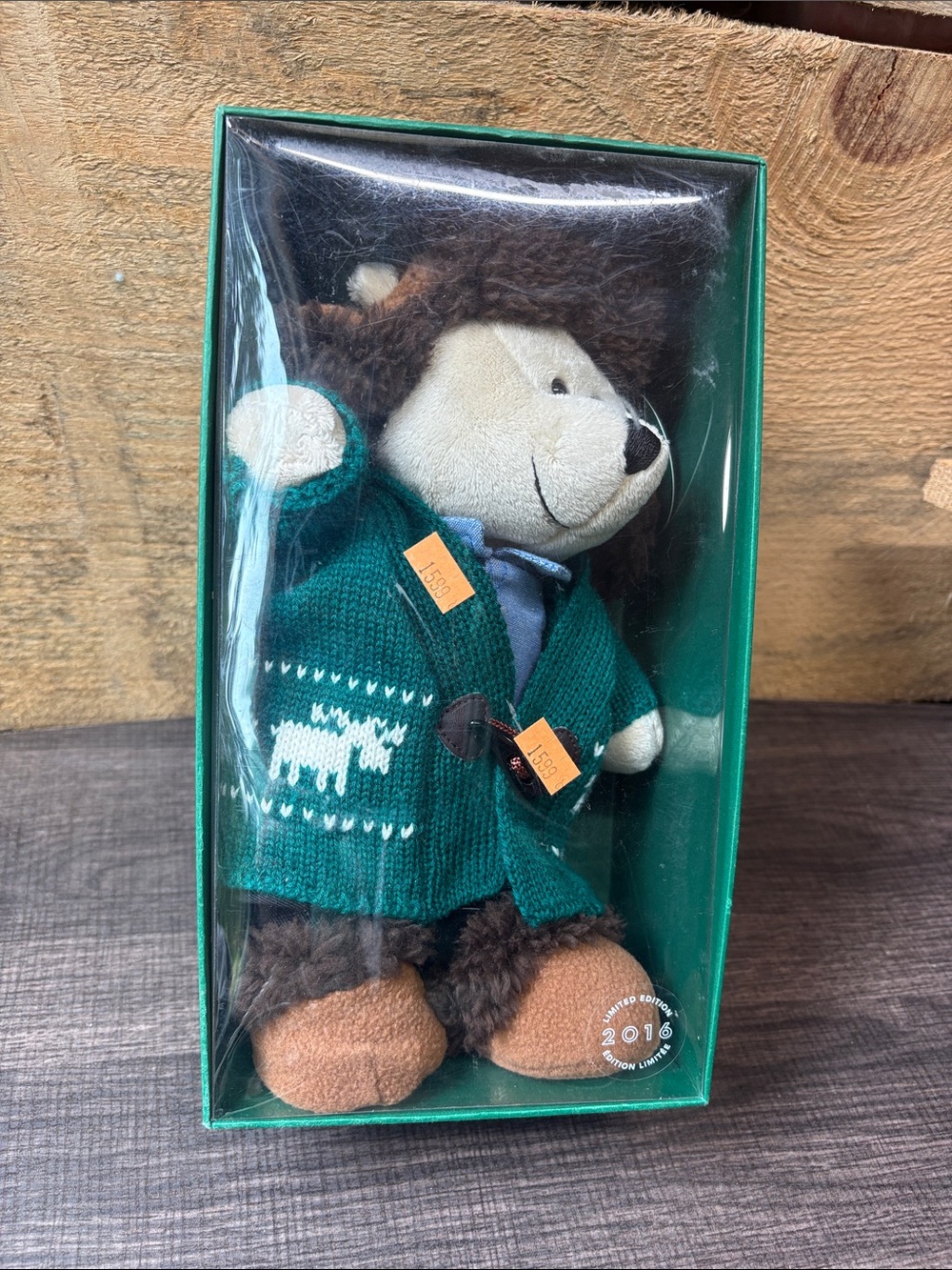 Starbucks Collector Bear - Green Sweater - Picture 5 of 7